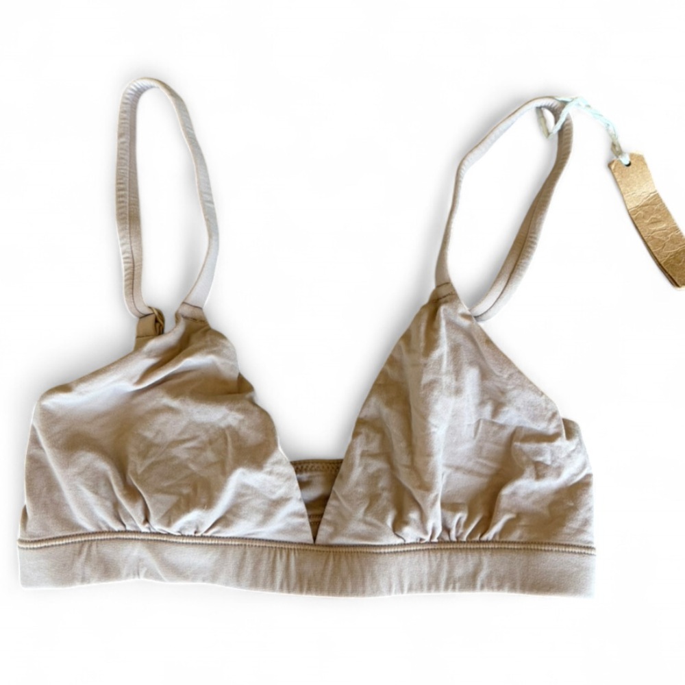 Skims Everyday Soft Triangle Bralette - Clay